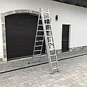 Драбина алюмінієва DRABEST 3х11 BASIC багатофукціональна 3секційна Сходи 6.80 м, фото 4