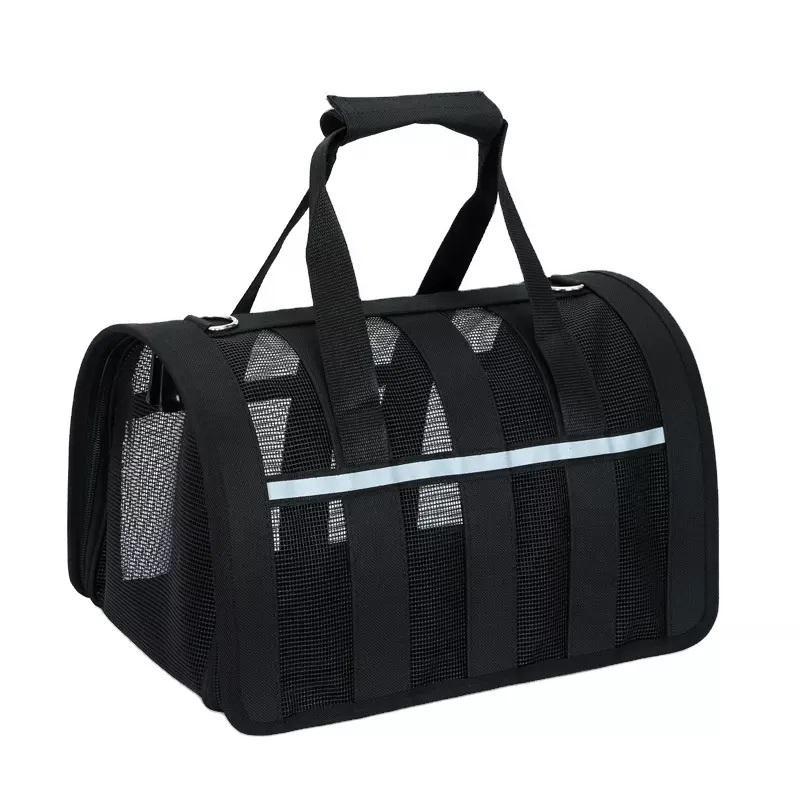 Сумка перенесення для котів та собак L 48x27x25 см CosmoPet CP-46 Black