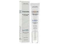 Застосування крем для повік з колагеном Enough Collagen 3 in 1 Whitening Moisture Eye Cream, 30мл