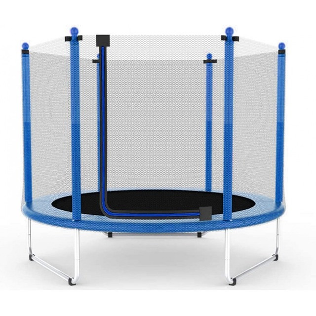 Батут 152 см з сіткою для дому і вулиці синій