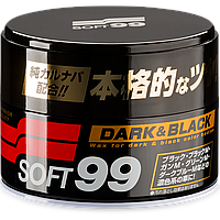 Твердий віск для авто Soft99 Dark & ​​Black Wax 300 г