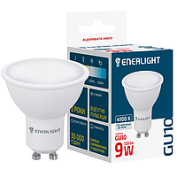 Лампа світлодіодна ENERLIGHT GU10 9Вт 4100K ш.к. 4823093505872