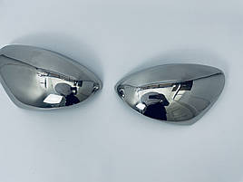 Накладки не дзеркала (2 шт., нерж) - Skoda Yeti 2010+ рр.