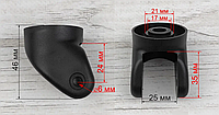Вилка поворотная для ремонта чемодана В03N (D=40мм)