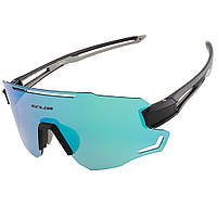 Спортивные солнцезащитные очки с диоптриями GUB 6200 UV400 (зеленый лед)