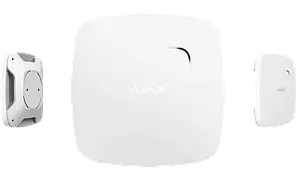 Бездротовий датчик детектування диму Ajax FireProtect white