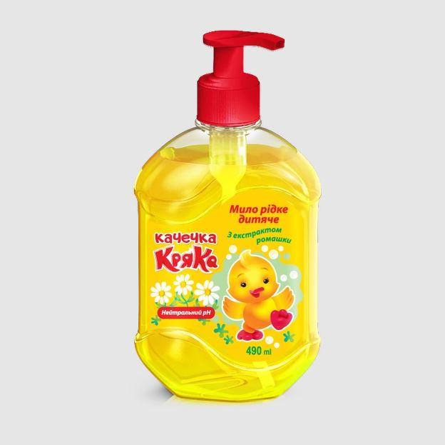 Мило рідке дитяче "Качечка Кряка" з ароматом ромашки 490 мл.