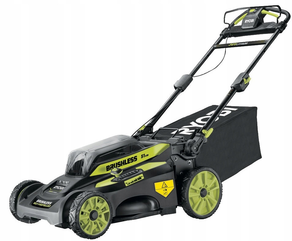 Аккумуляторная газонокосилка RYOBI RY36LMX51A-160, фото 1