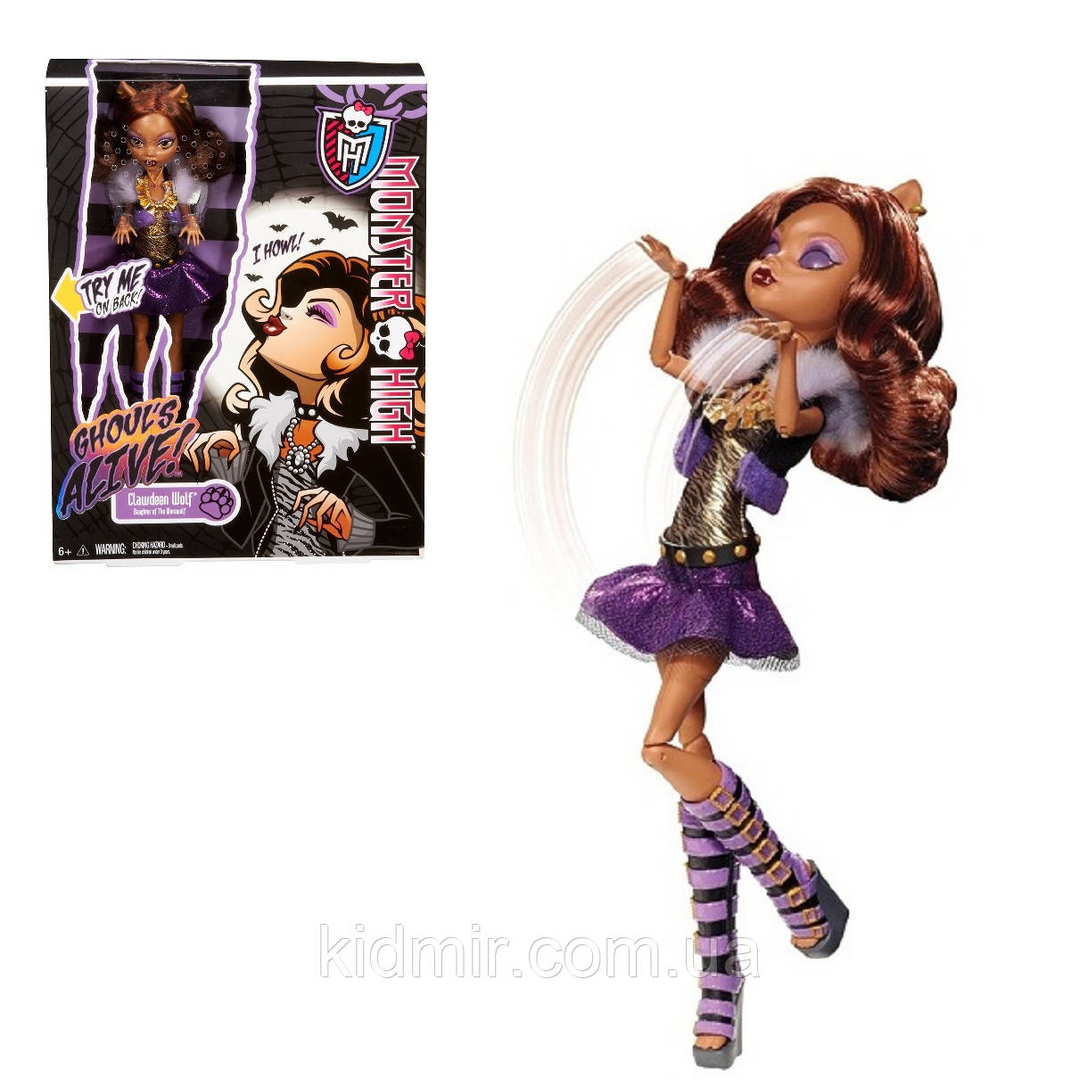 Monster High Clawdeen Wolf Y0422 Лялька Монстр Хай Клодін Вульф Вона Жива, фото 1