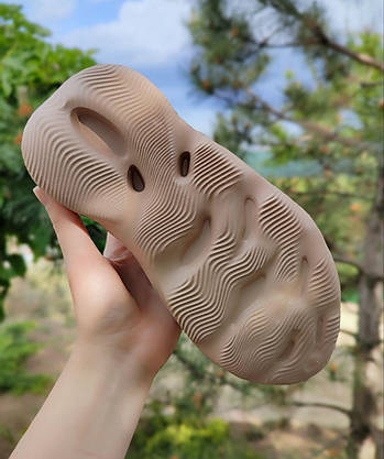 Navigator Yeezy Foam Runner KHAKI кросівки хакі унісекс, фото 6