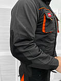 Спецодяг для механіків захисний комплект куртка та напівкомбінезон робочий спец костюм роба чоловіча для різноробітників польша, фото 6