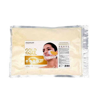 Альгінатна маска для обличчя з муцином равлика Lindsay Gold Snail Modeling Mask 240 г