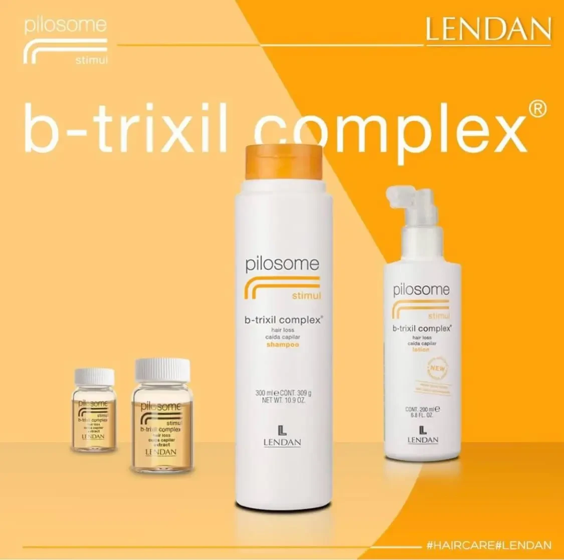 Lendan набір для догляду за волоссям із комплексом B-Trixil проти випадіння волосся