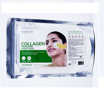 Альгінатна маска для обличчя із колагеном Lindsay Collagen Lifting Premium Modeling Mask 240 г