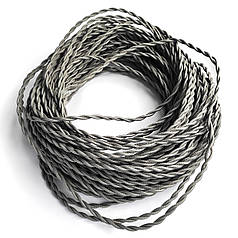 Провід для зовнішньої електропроводки сірий 1,5 2-х жильний ER-1299