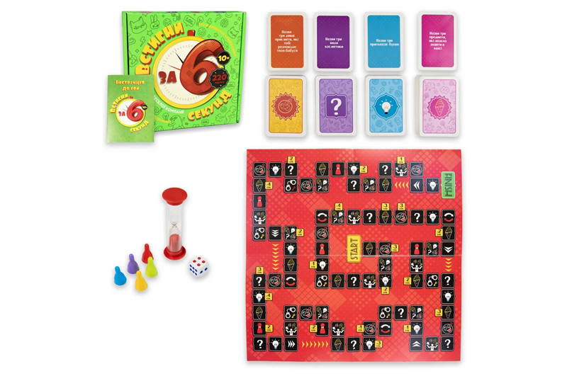 Настільна гра "Встигни за 6 секунд" 10+ 30782 STRATEG