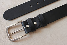 Шкіряний ремінь у подарунковій упаковці, ширина пряжки — 40 мм, колір — чорний, артикул СК 9036-2, фото 2