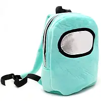 Рюкзак дитячий для дитини Амонг Ас, м'ятний 25х20х10 см ТМ Копиця (00200-92M)