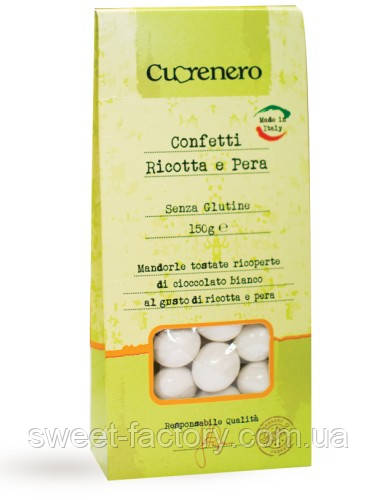 Мигдаль у глазурі Curenero Confetti Ricota e Rera Груша Рікота 150g, фото 1