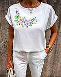 Жіноча стильна яскрава блузка в кольорах - тканина софт, фото 2