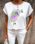 Жіноча стильна яскрава блузка в кольорах - тканина софт, фото 4