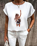 Жіноча стильна яскрава блузка в кольорах - тканина софт, фото 5