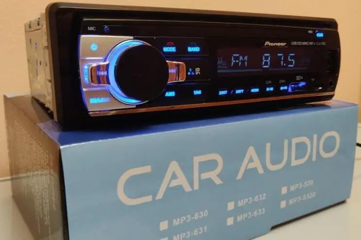 Автомагнітола Піонер JSD520-2USB-BT 1DIN, LED-індикаторний Дисплей З Анімацією, USB 2.0