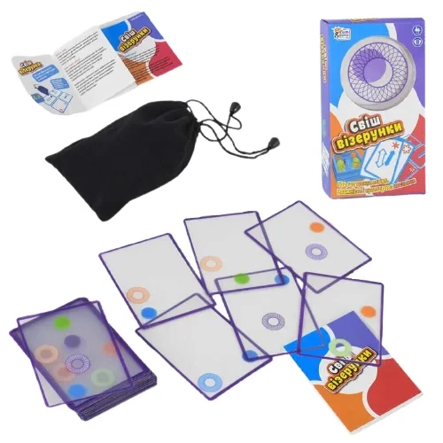 Настільна гра "Свіш візерунки" UKB-B 0037-1 "4FUN Game Club" 42 карти, українською мовою, в коробці, фото 1