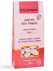 Мигдаль у глазурі Curenero Confetti alla Fragola Полуниця 150g