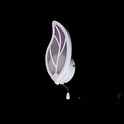 Світлодіодне бра листочок на  ламп цоколь  колір Білий Diasha 8028/1WH