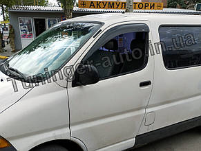 Дефлектори вікон (вітровики) Toyota Hiace Europe 1996-2007 (Hic)