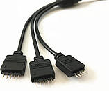 2 шт./упак. чорний кабель-розгалужувач від 1 до 3 З'єднувальний кабель, фото 3