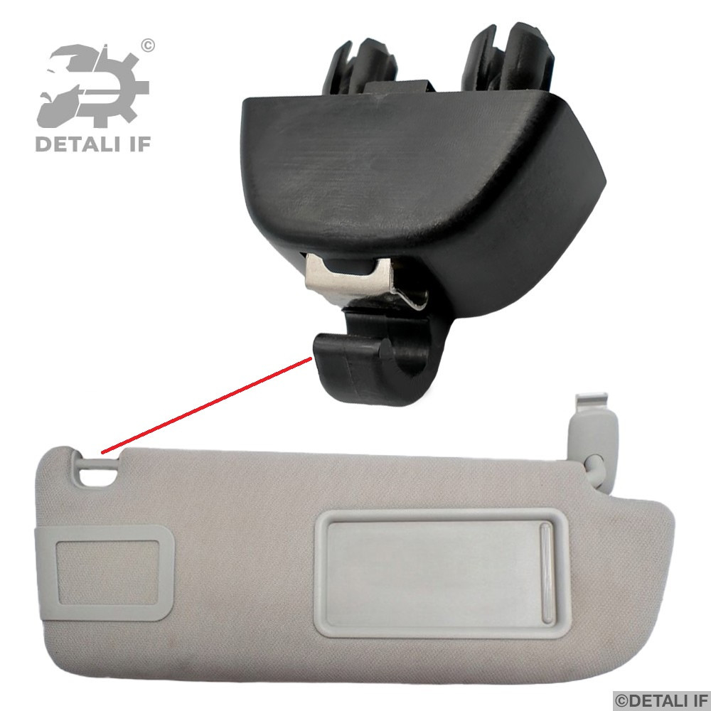 Ateca Кріплення фіксатор козирька Seat 4F0857561 6RD857561 6R0857561 чорне