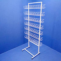 Торгова стійка для насіння і спецій Єва-90 на 7 полиць (9 см)