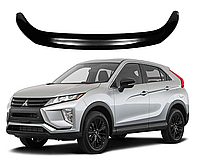 Дефлектор капота мухобойка на Mitsubishi Eclipse Cross 2017- 2023 (Митсубиси Эклипс) EuroCap