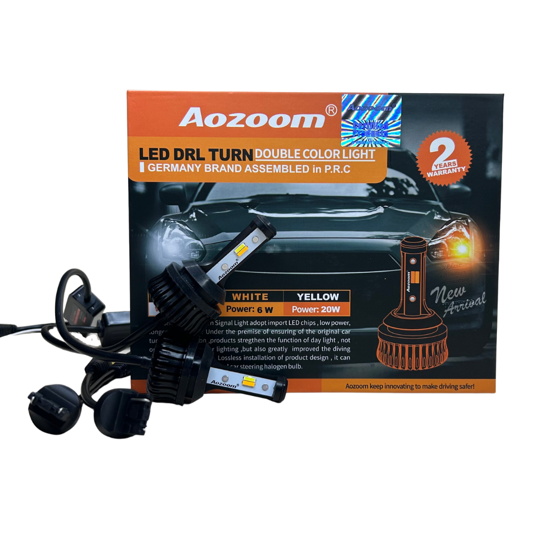 Автолампи LED Aozoom DRL/turn ДХО Поворот Canbus 7440 WY21W