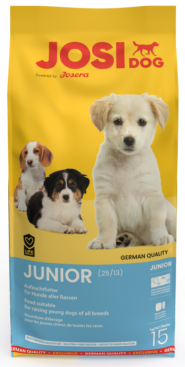 Сухий корм для цуценят усіх порід JOSERA JosiDog Junior 15 кг