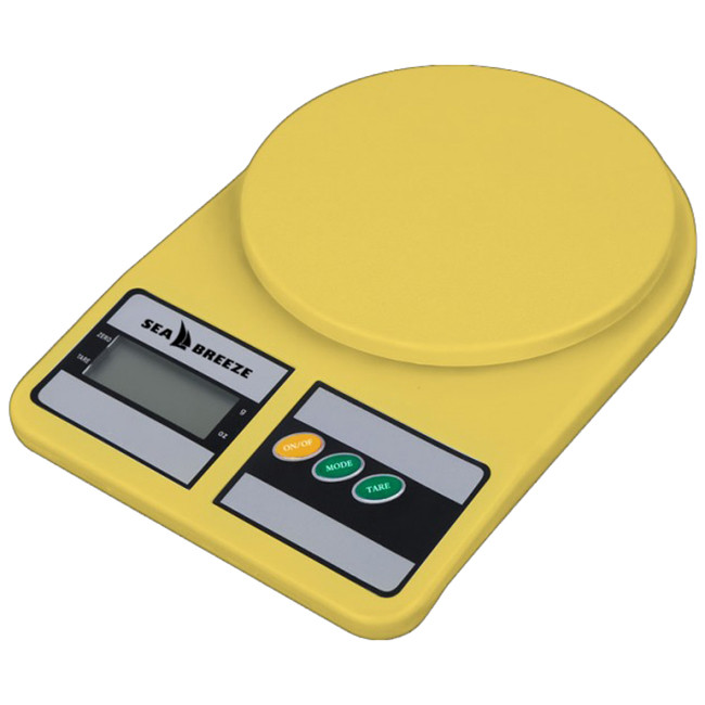 Ваги кухонні SeaBreeze SB-071 до 10 кг Yellow (Niz14450)