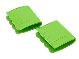 Прихват для гарячого зручний Силіконові прихватки для гарячого посуду у наборі 2 штуки 7,5 * 7,5 cm