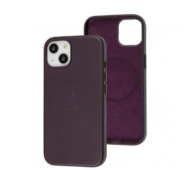 Чохол для IPhone Leather Case MagSafe Dark Cherry