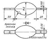 2Д104А діод випрямний (10mA 300V) kd30, фото 2