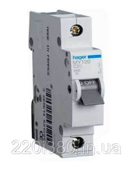 Автоматичний викл. 1р 32А, С, 6кА, MC163A HAGER