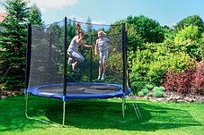 Батут Funfit 312см до 150кг з сіткою та сходинками, фото 3
