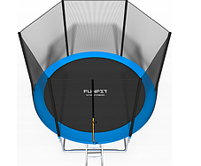 Батут Funfit 312см до 150кг з сіткою та сходинками, фото 4