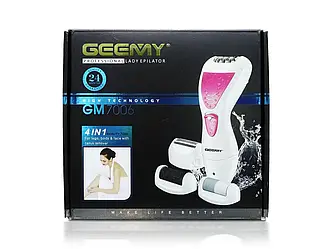 Епілятор акумуляторний 3Вт Geemy GM-7006 40шт 7020