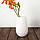 Ваза керамічна для квітів настільна 20 см "Перелесник" білий Rezon V001, фото 4