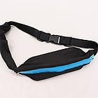 Сумка на пояс для бігу (27х10 см 7х10) Go Runners Pocket Belt, Блакитна / Поясна спортивна сумка, фото 6