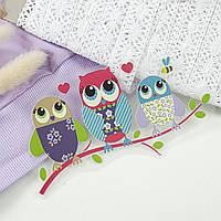 Термотрансфер Сови на гілці