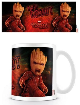Чашка біла керамічна Guardians of the Galaxy 2 (Angry Groot) ABC, фото 1