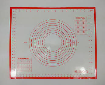 Силіконовий килимок для розкачування тіста 60 см * 50 см